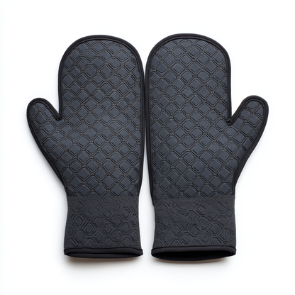 Teravo Pro-Grip Silicone Oven Mitts (Heat Resistant)